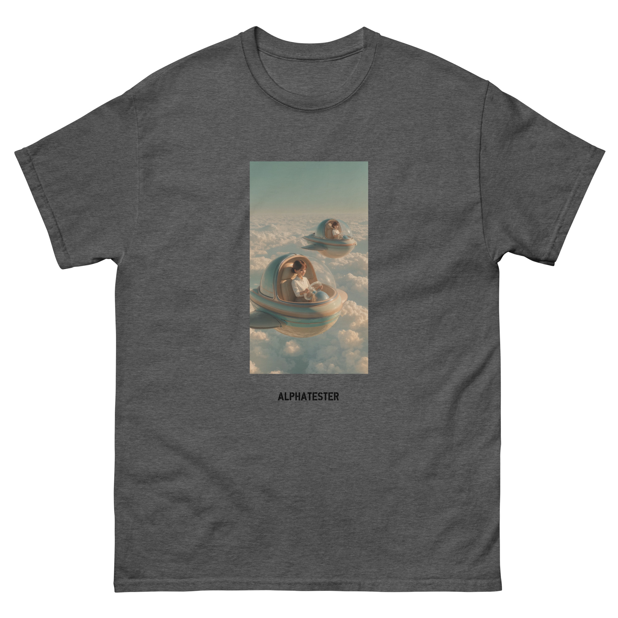 ALPHATESTER over the clouds T-Shirt – Bild 3