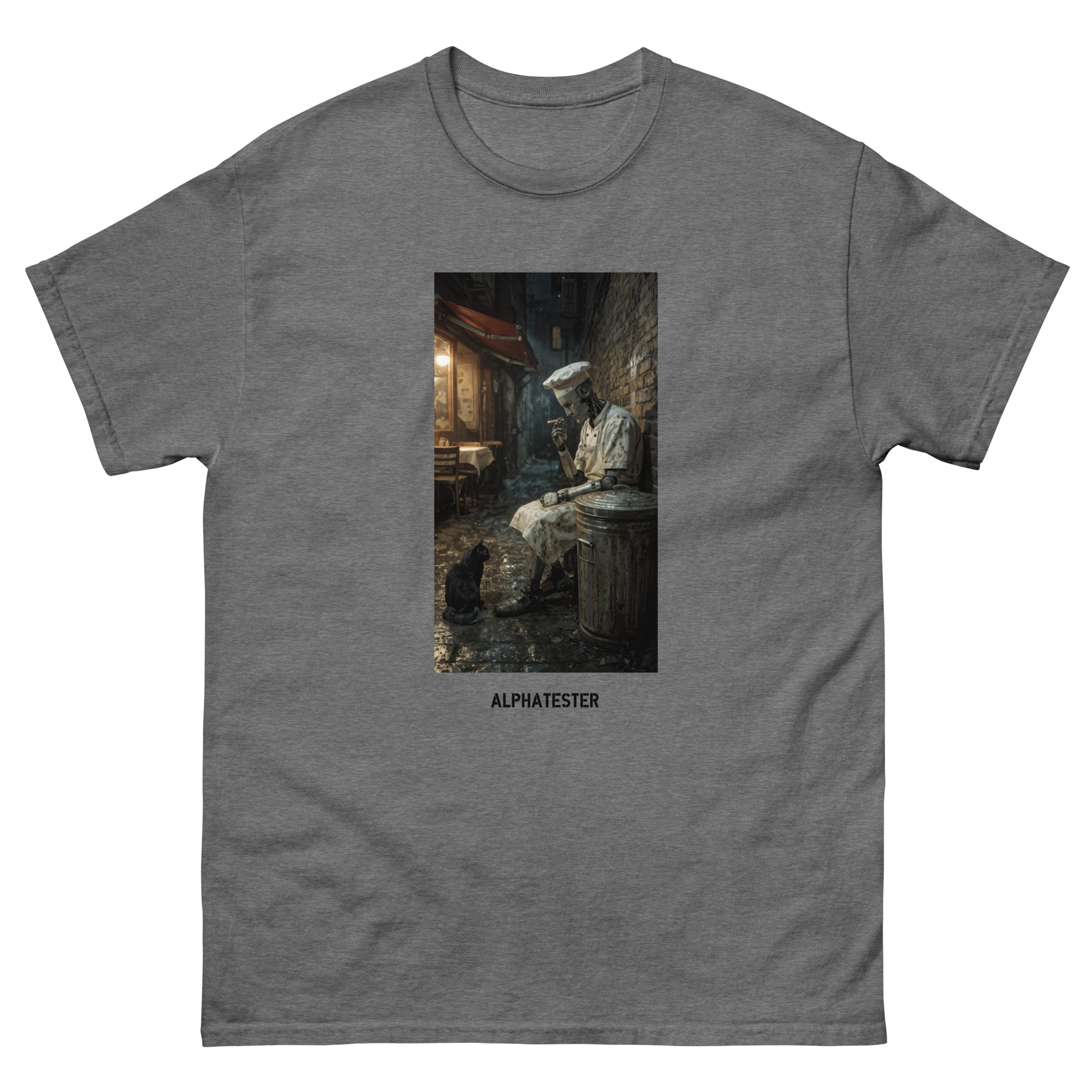 ALPHATESTER sad cook T-Shirt – Bild 7