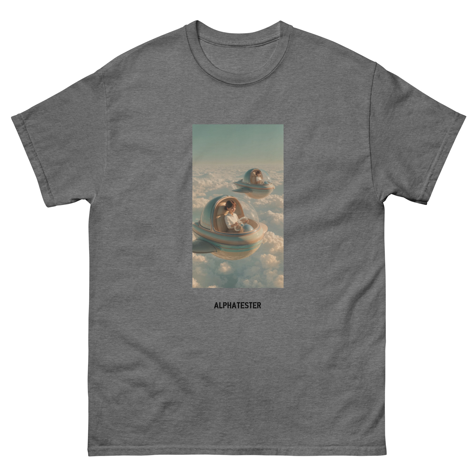 ALPHATESTER over the clouds T-Shirt – Bild 6