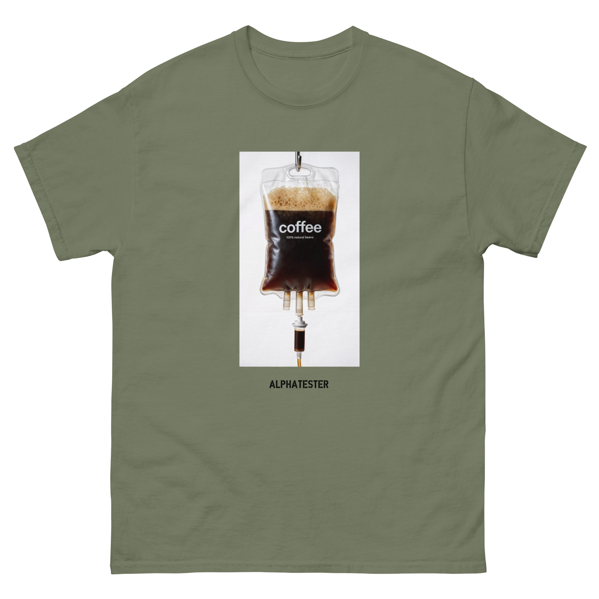 ALPHATESTER coffee drip T-Shirt – Bild 5