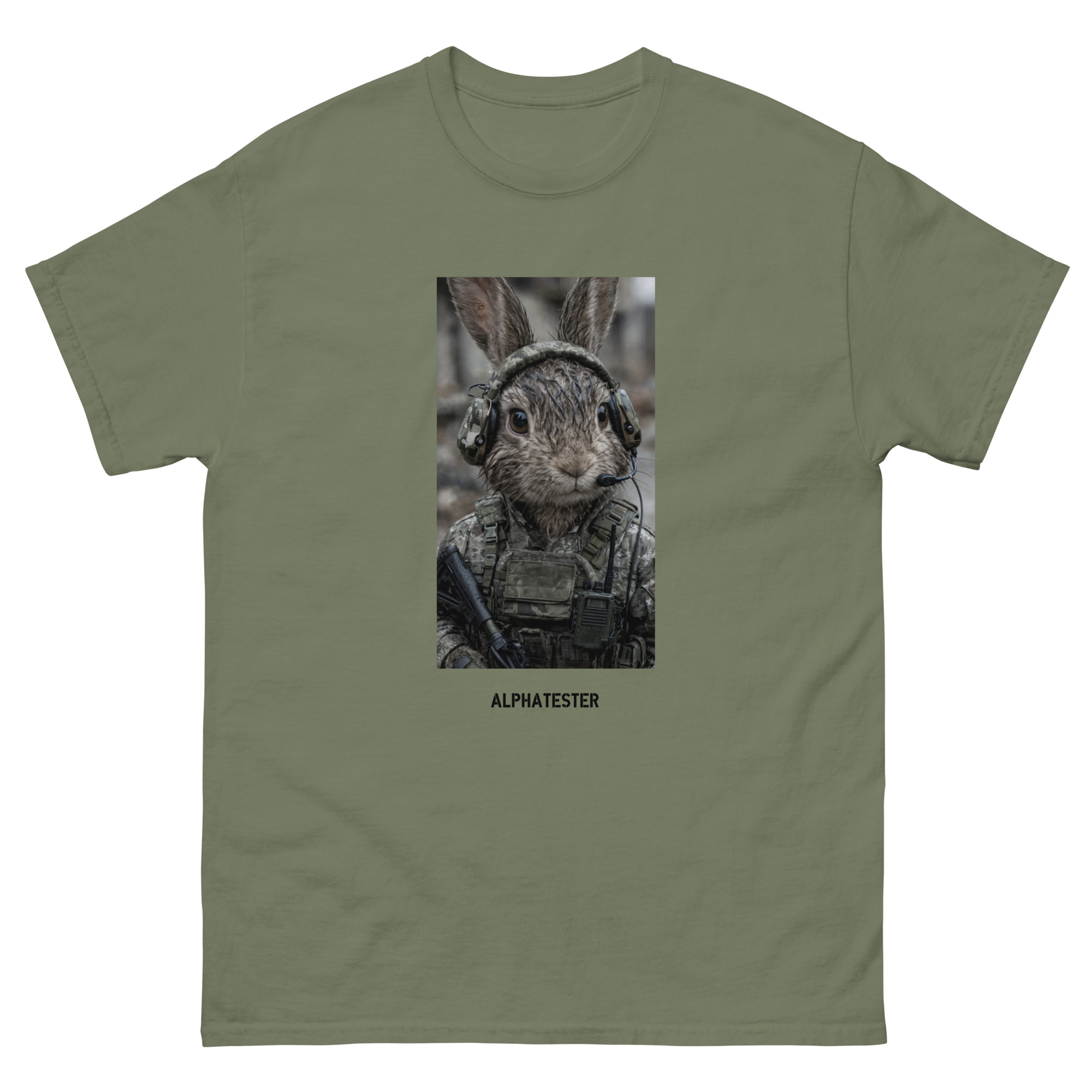 ALPHATESTER comando rabbit T-Shirt – Bild 5