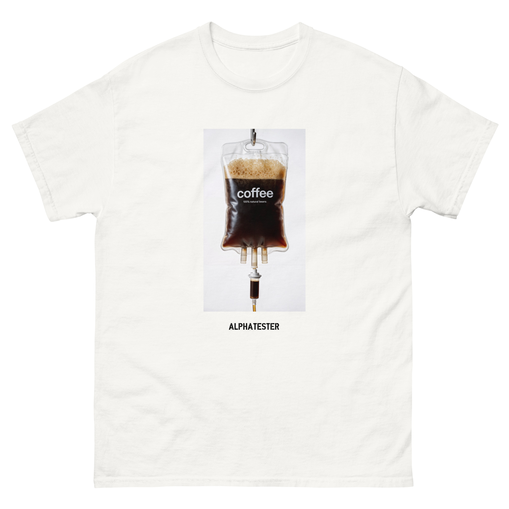 ALPHATESTER coffee drip T-Shirt – Bild 8