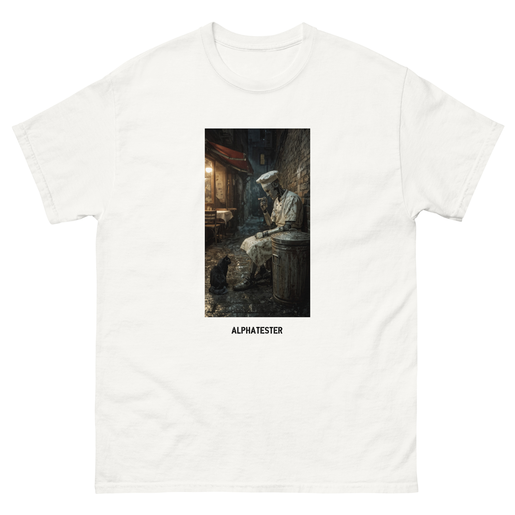 ALPHATESTER sad cook T-Shirt