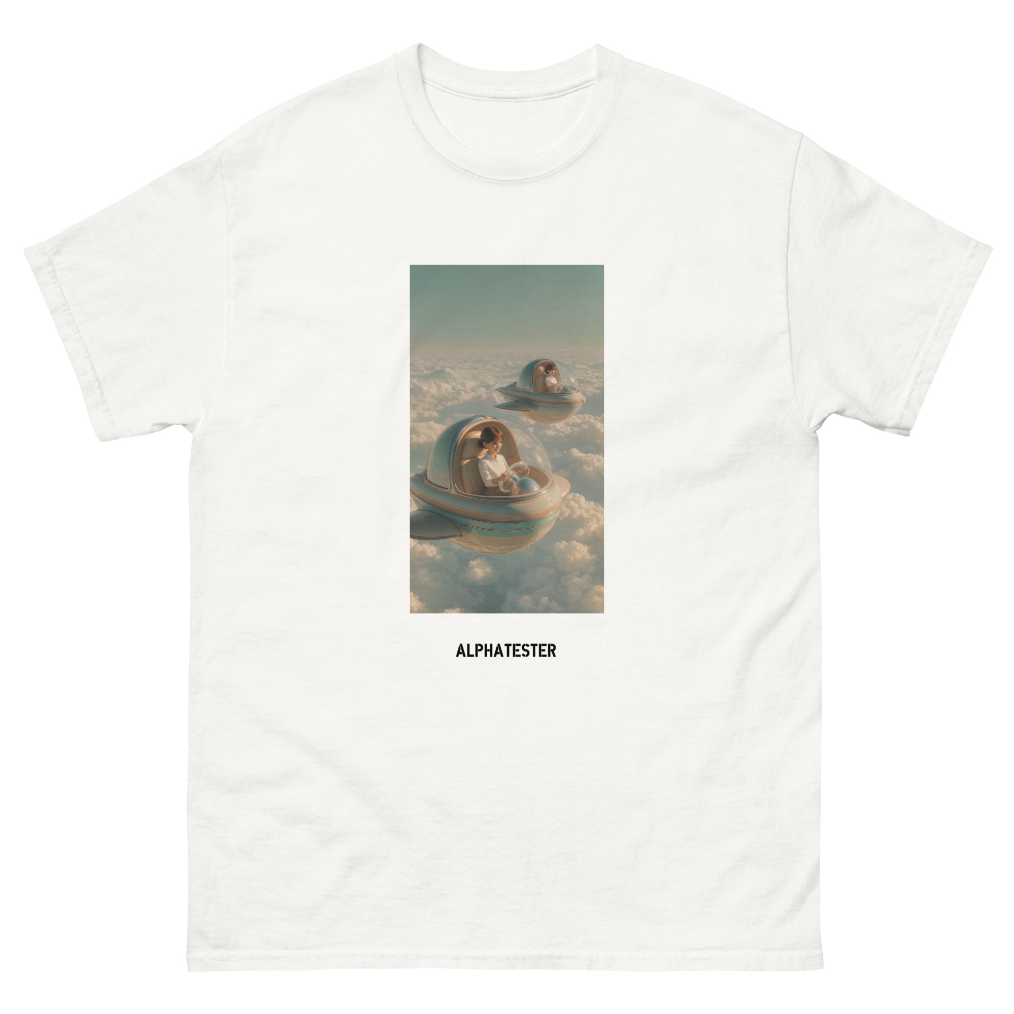 ALPHATESTER over the clouds T-Shirt – Bild 8