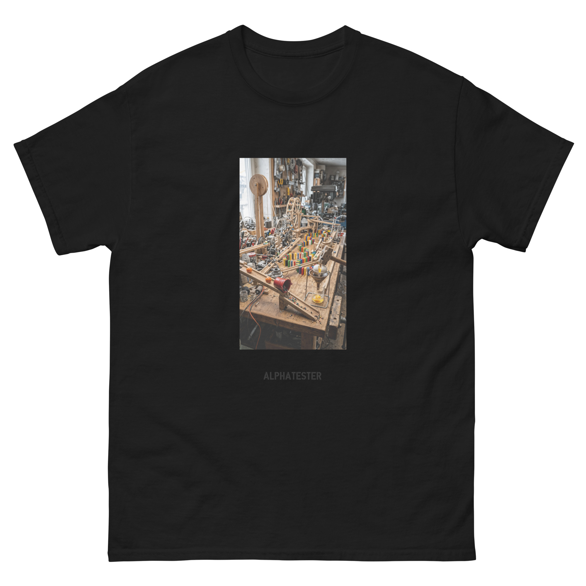 ALPHATESTER breakfast machine T-Shirt – Bild 2