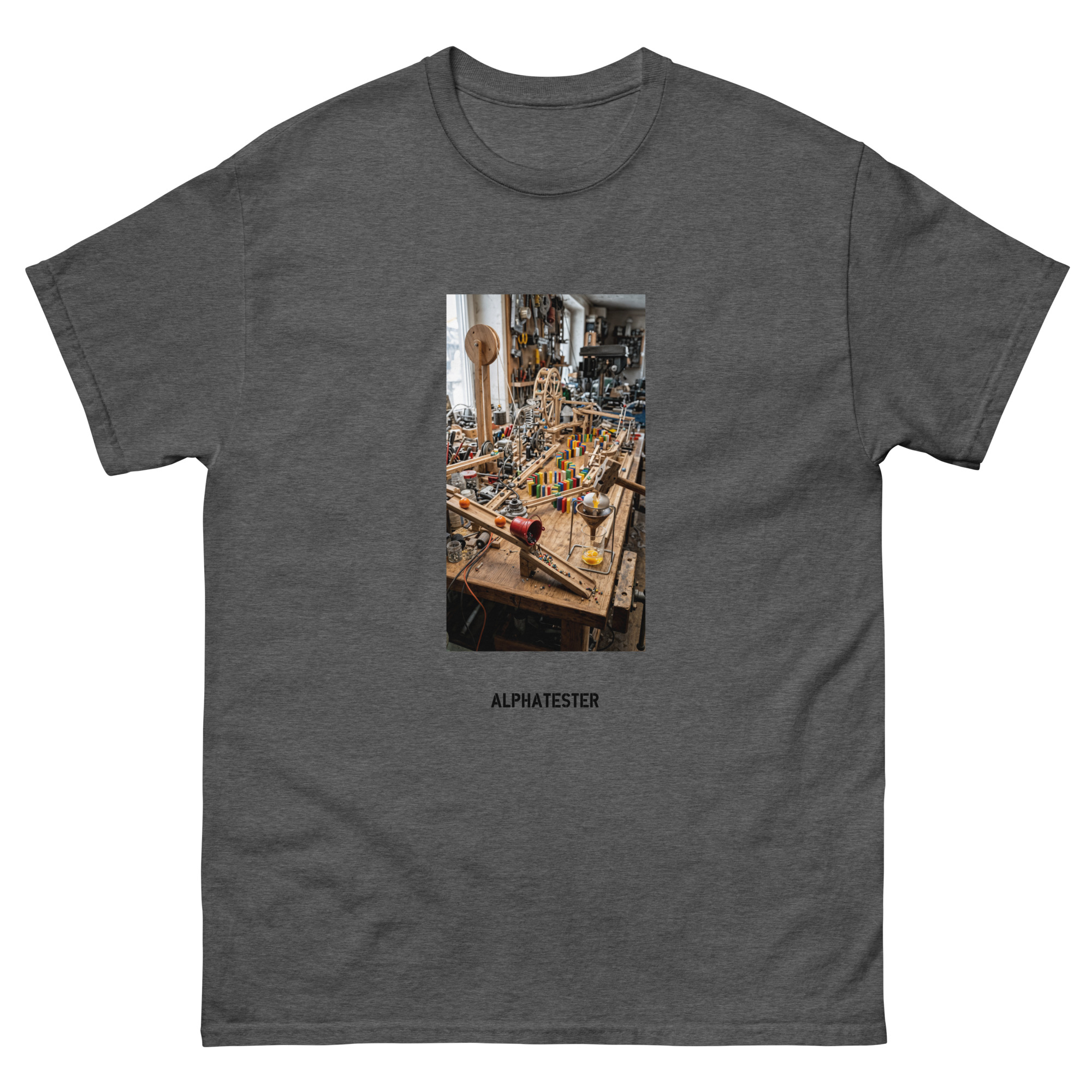 ALPHATESTER breakfast machine T-Shirt – Bild 3