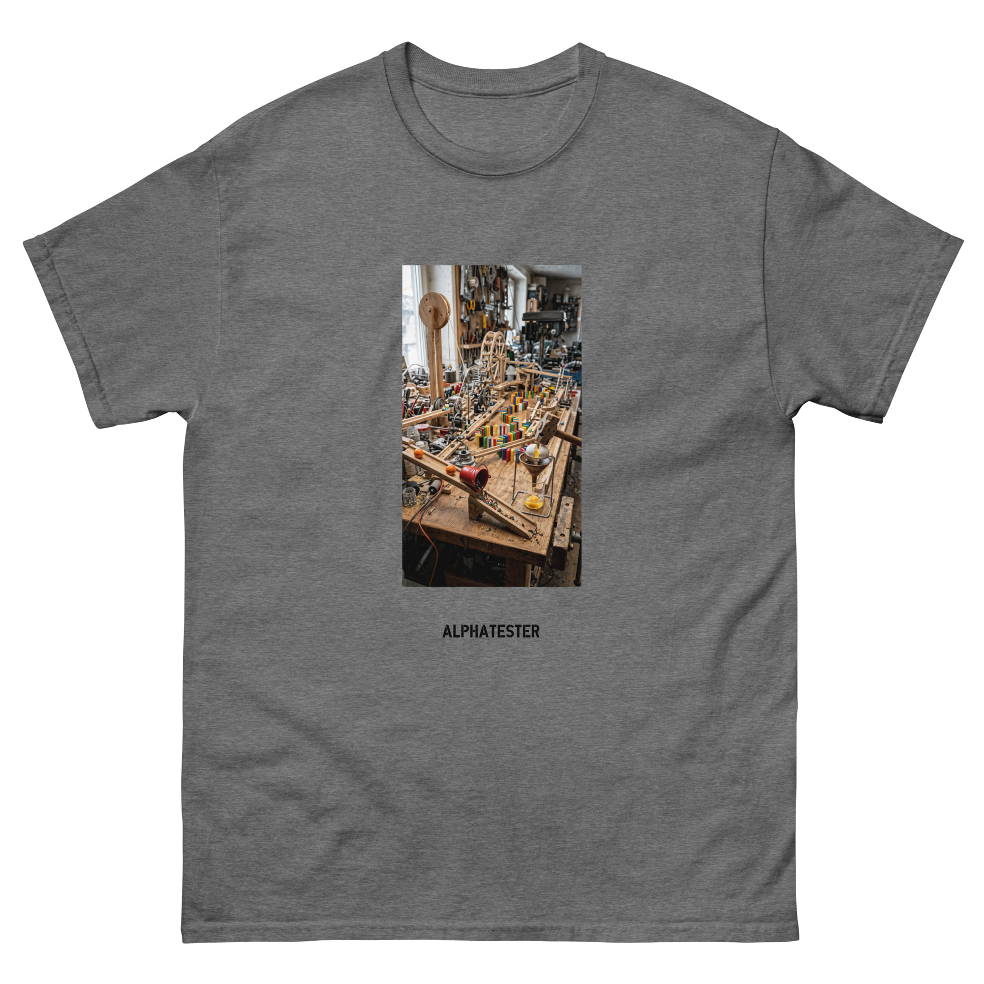 ALPHATESTER breakfast machine T-Shirt – Bild 6