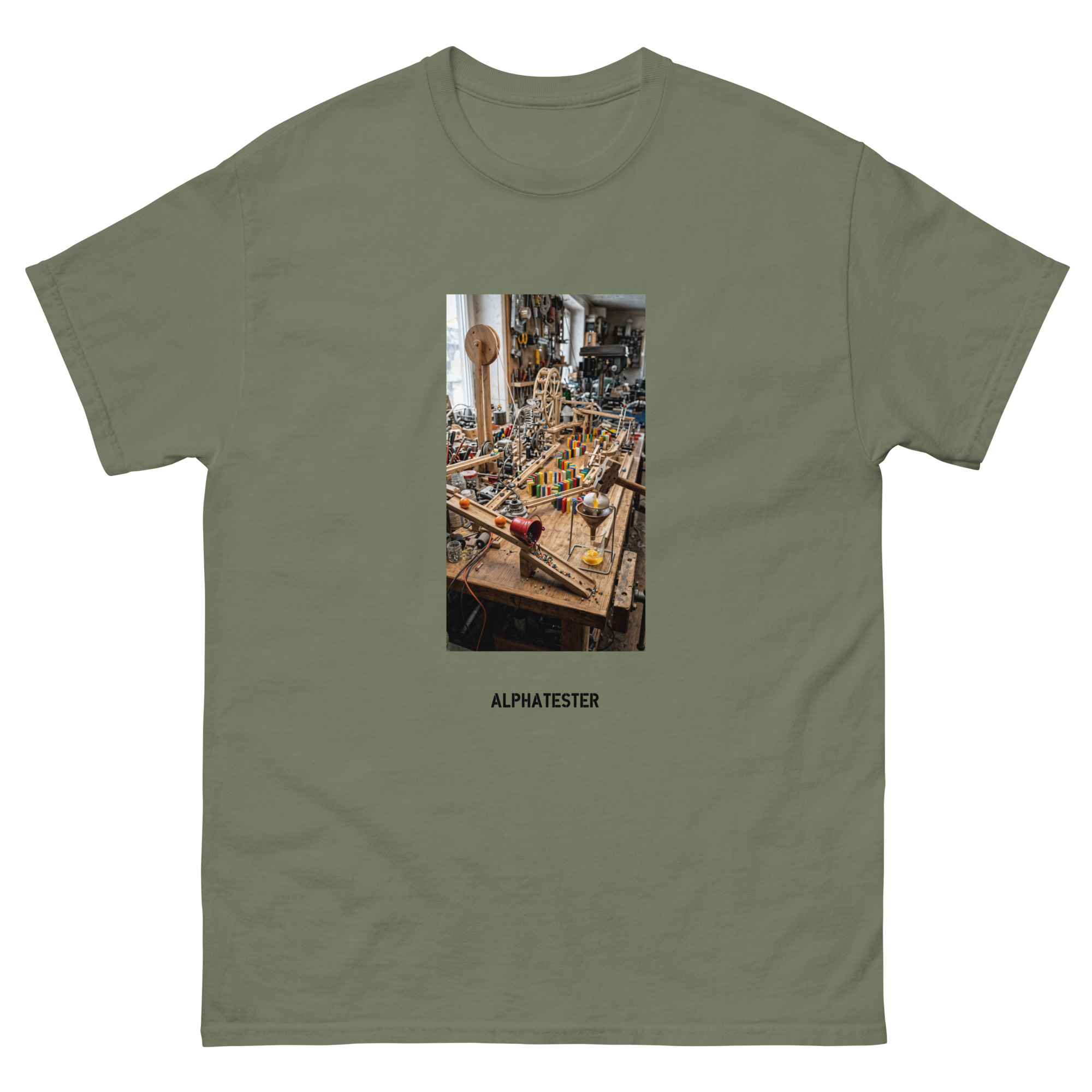 ALPHATESTER breakfast machine T-Shirt – Bild 5