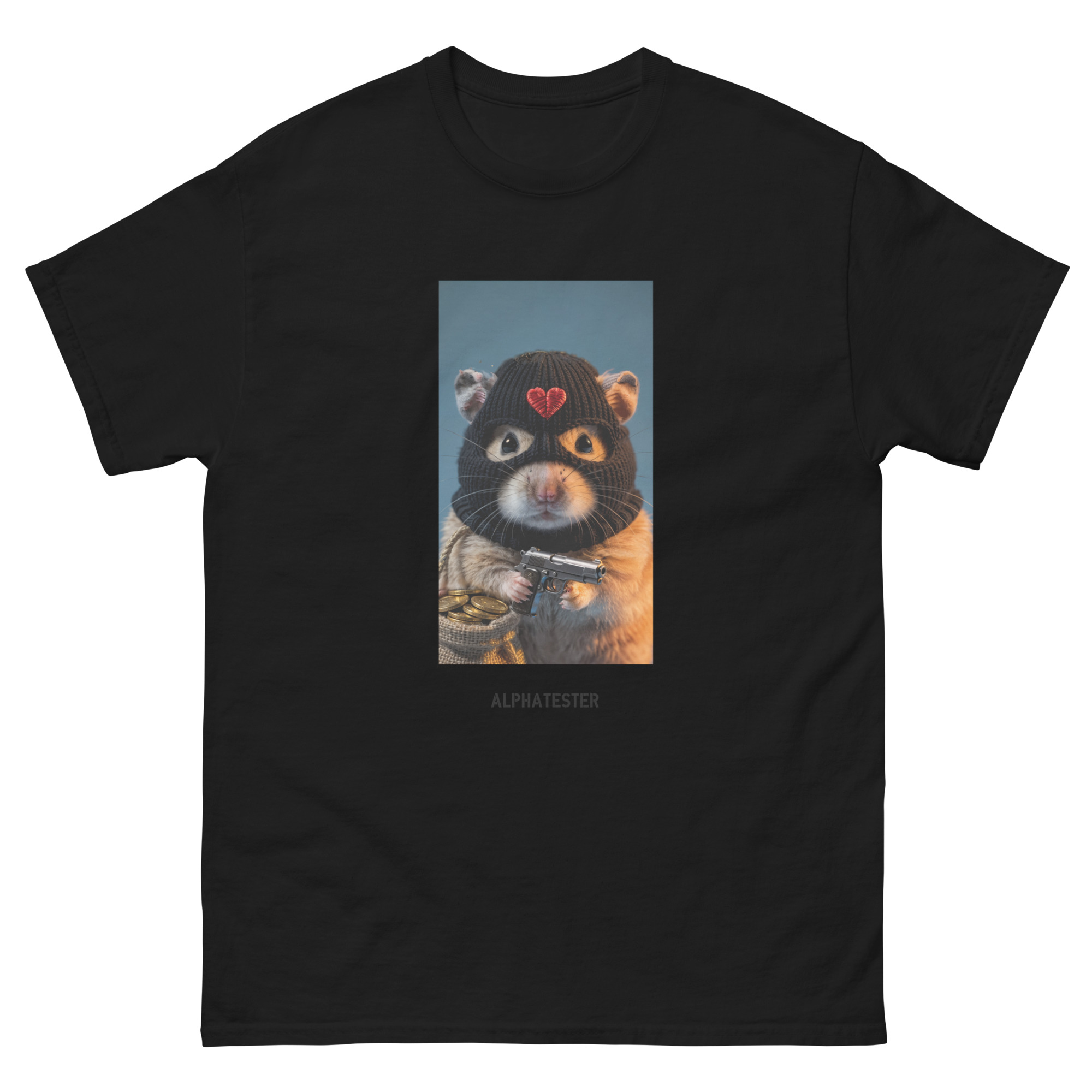 ALPHATESTER cute robber T-Shirt