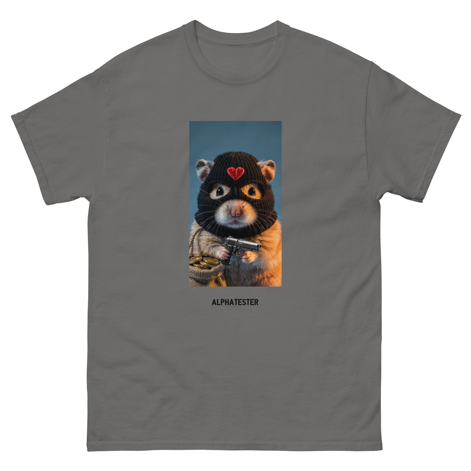 ALPHATESTER cute robber T-Shirt – Bild 4