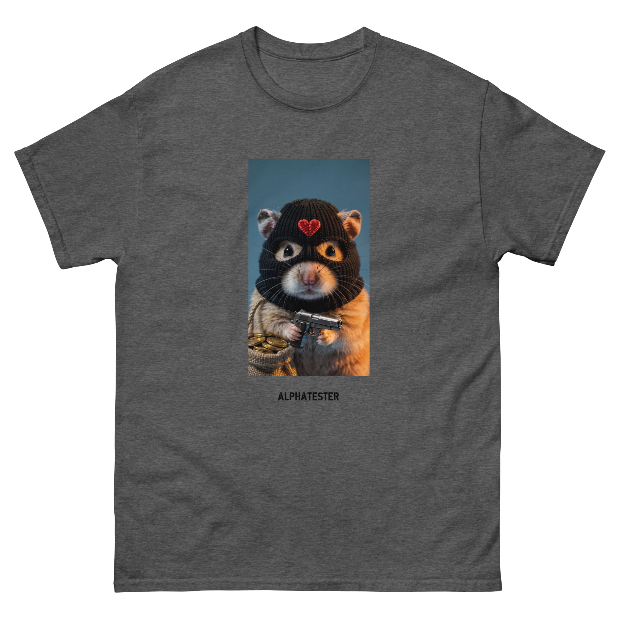 ALPHATESTER cute robber T-Shirt – Bild 3