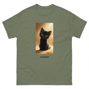 ALPHATESTER cute cat T-Shirt