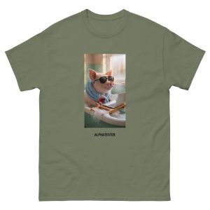 ALPHATESTER bath pig T-Shirt