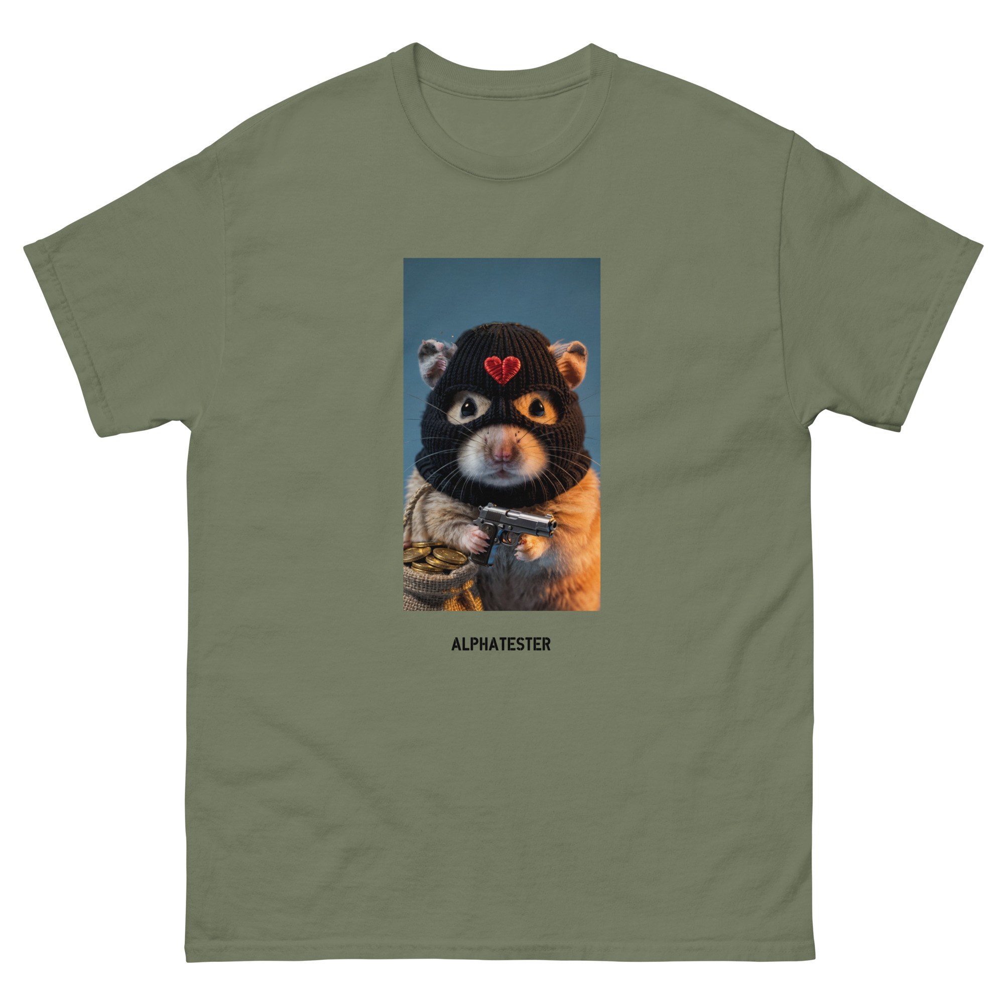 ALPHATESTER cute robber T-Shirt – Bild 5