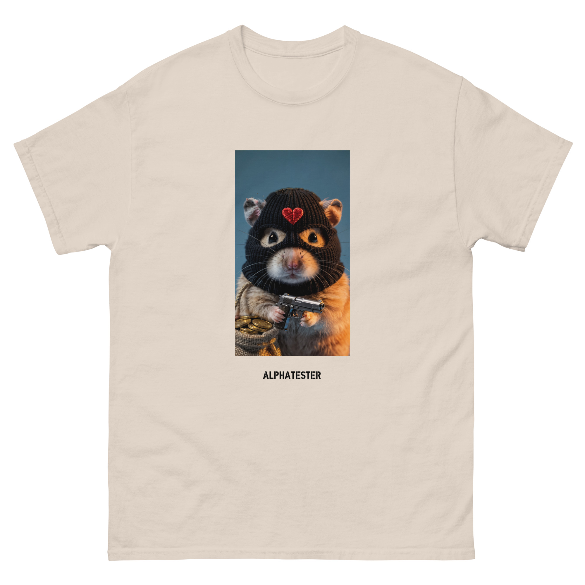 ALPHATESTER cute robber T-Shirt – Bild 7
