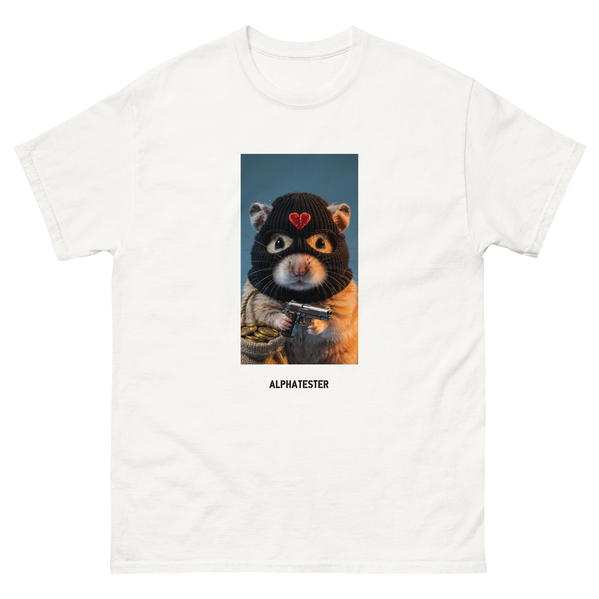 ALPHATESTER cute robber T-Shirt – Bild 8