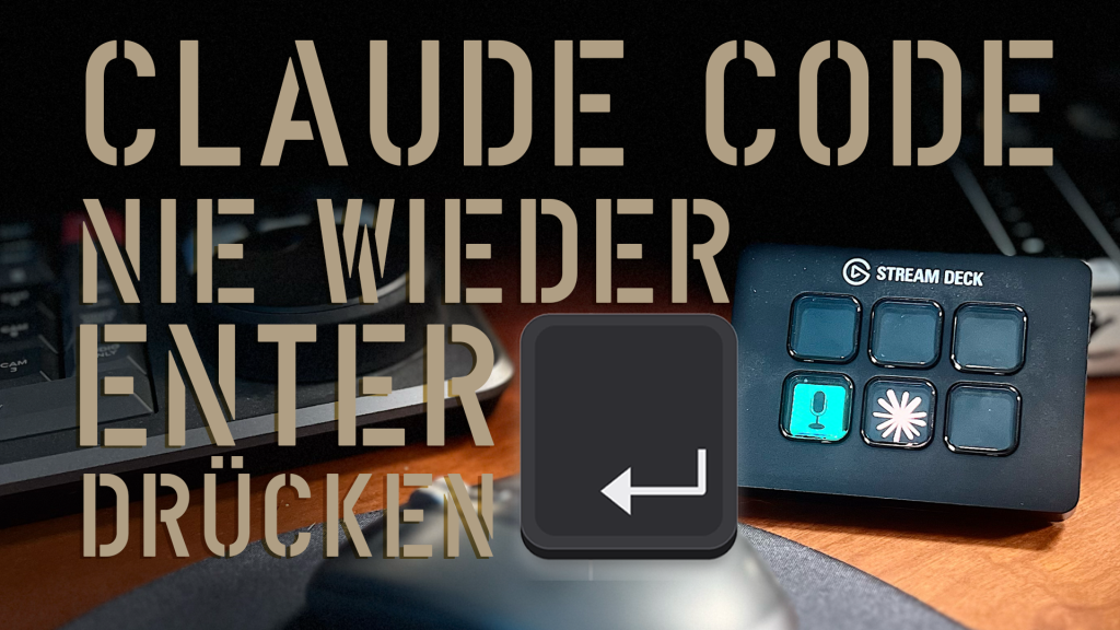 Claude Code – nie wieder Enter drücken, Stream Deck Mini