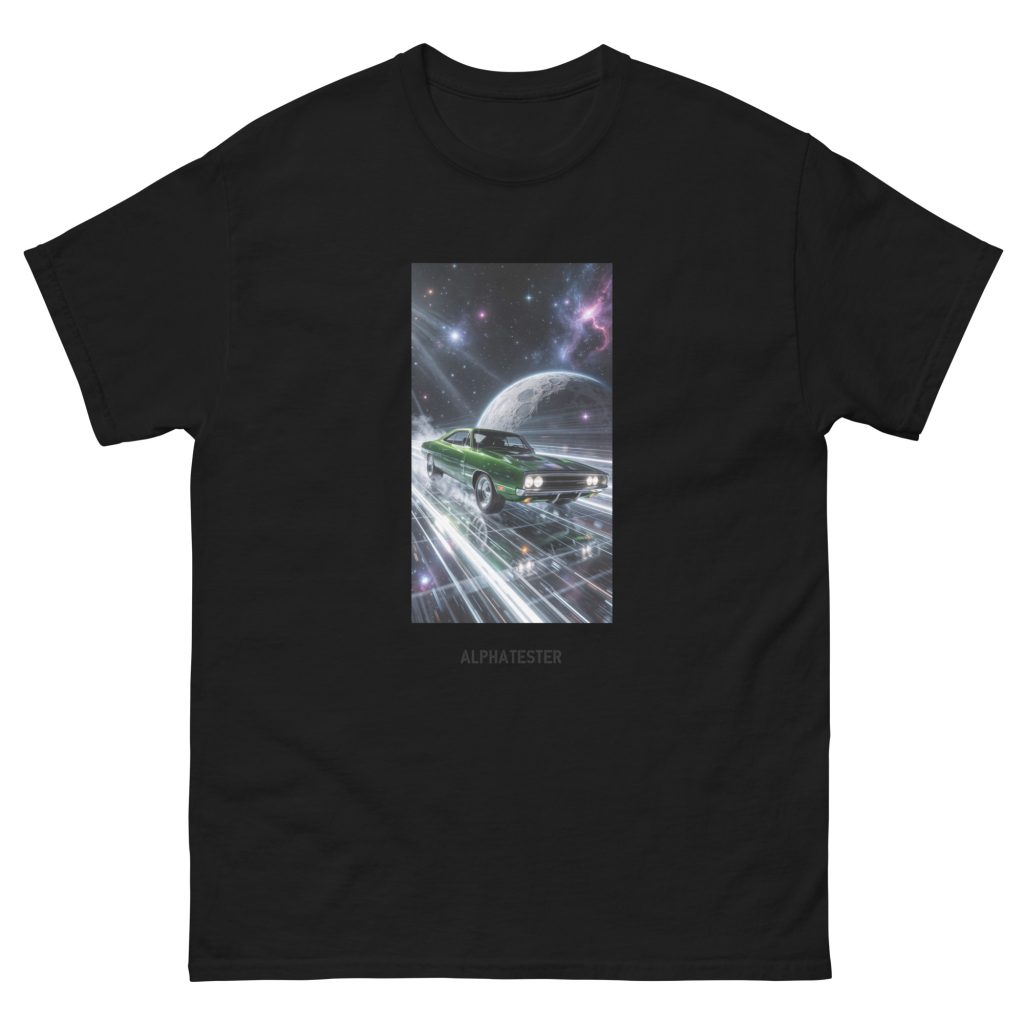ALPHATESTER space ride T-Shirt