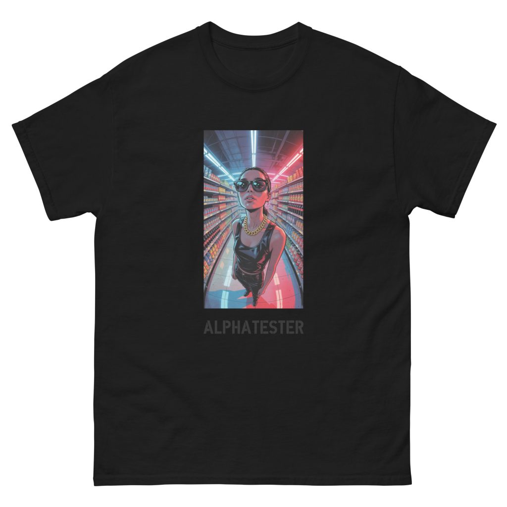 ALPHATESTER gold chain T-Shirt
