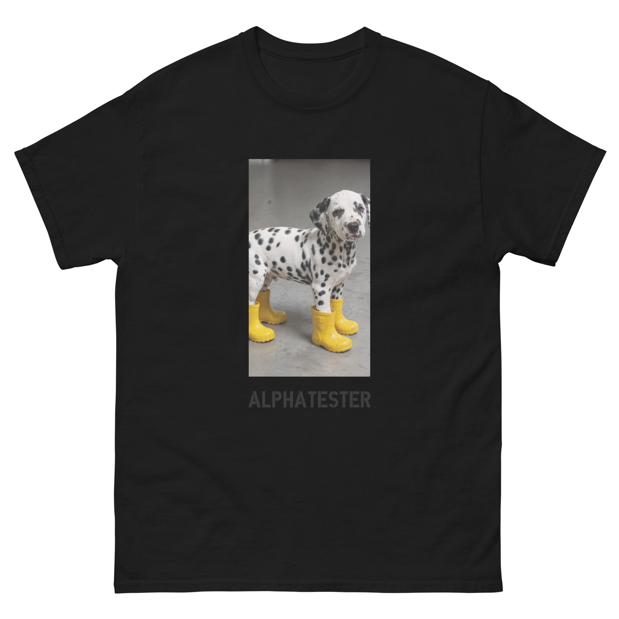 ALPHATESTER yellow boots T-Shirt – Bild 2