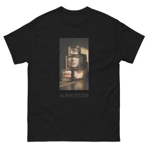 ALPHATESTER stacked faces T-Shirt