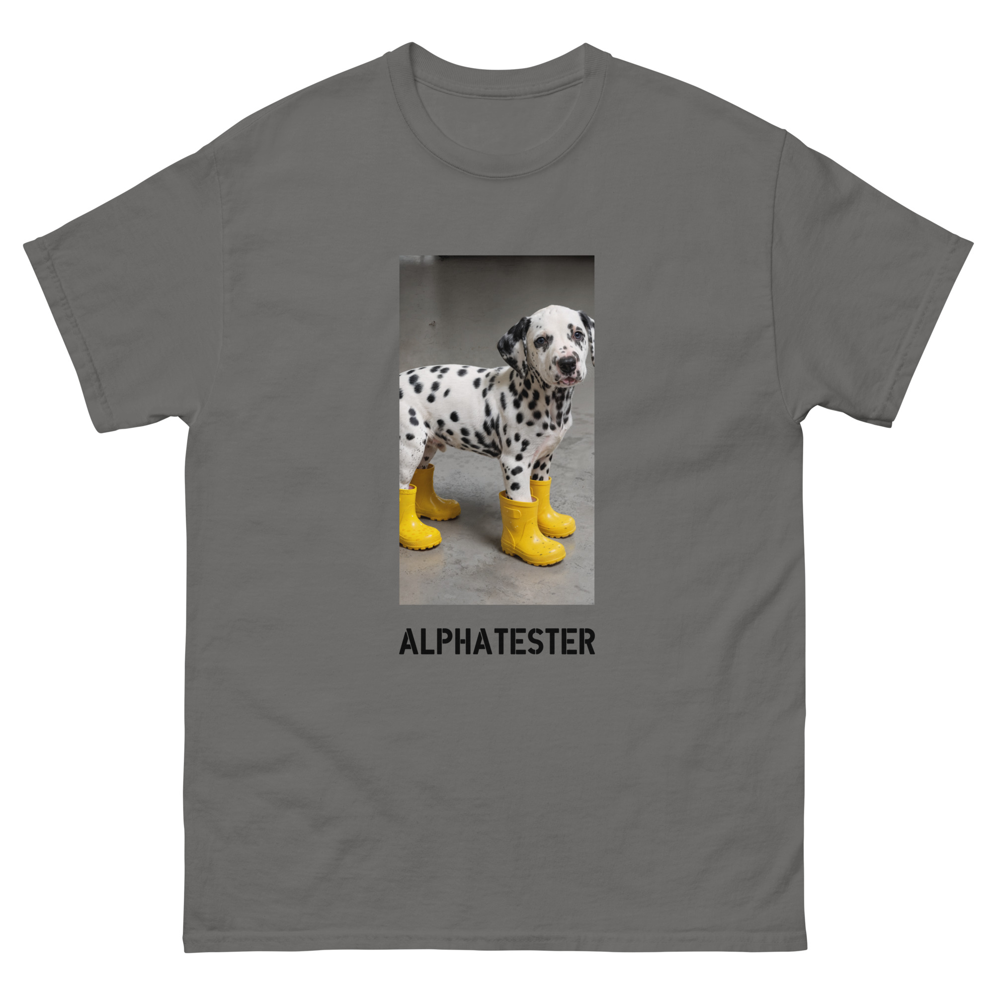 ALPHATESTER yellow boots T-Shirt – Bild 5