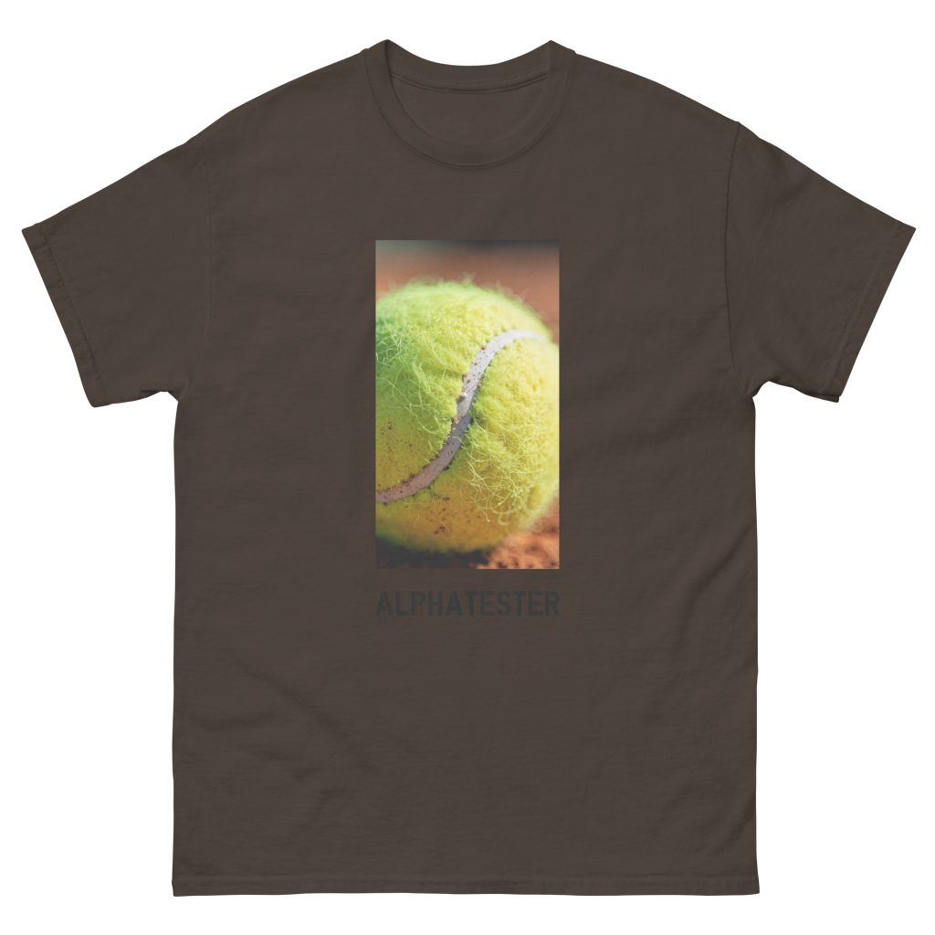 ALPHATESTER tennis ball T-Shirt