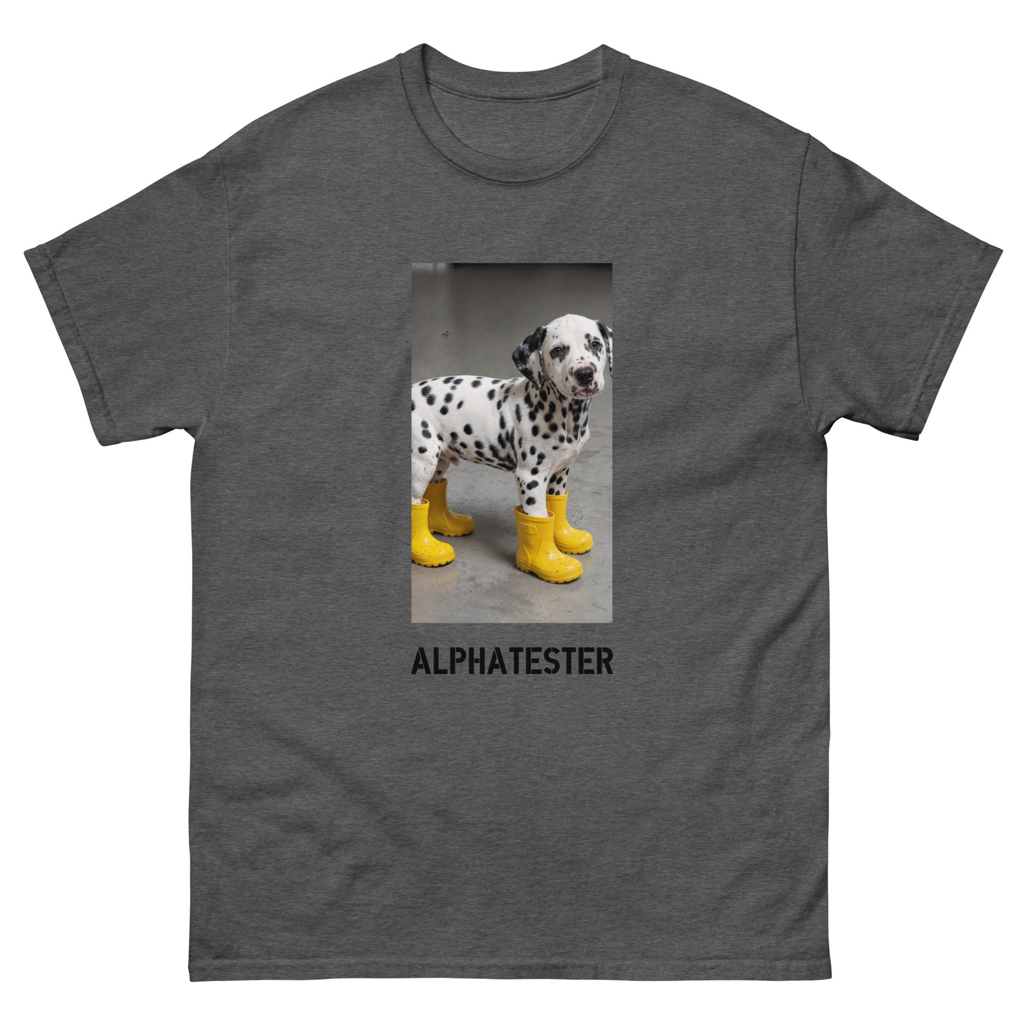 ALPHATESTER yellow boots T-Shirt – Bild 4