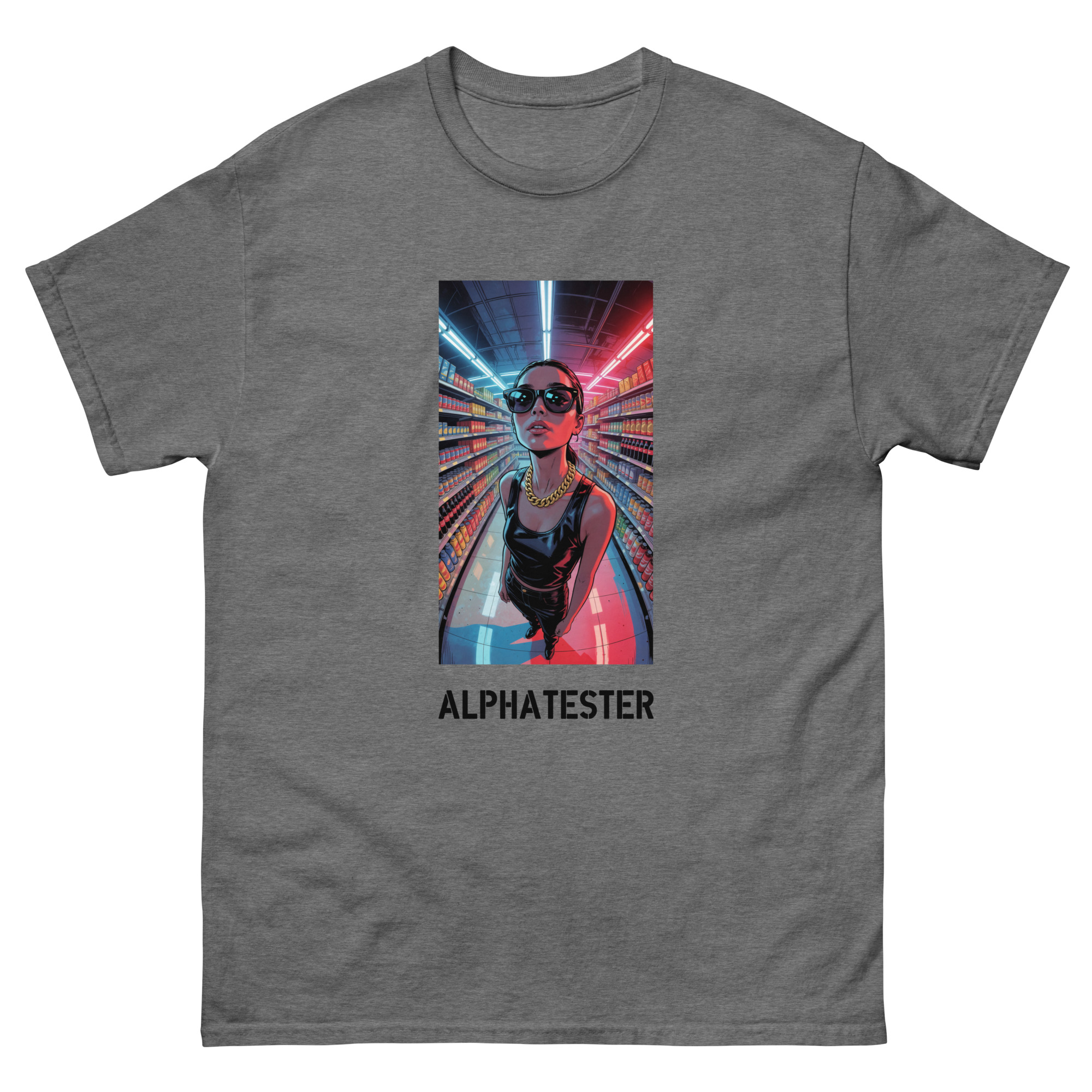 ALPHATESTER gold chain T-Shirt – Bild 6