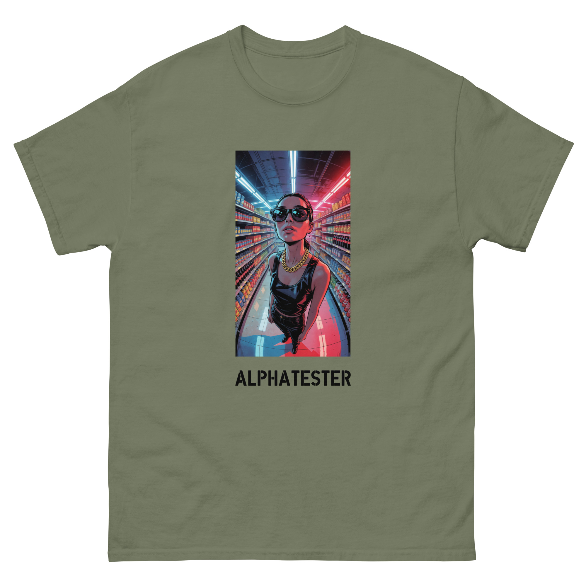 ALPHATESTER gold chain T-Shirt – Bild 5