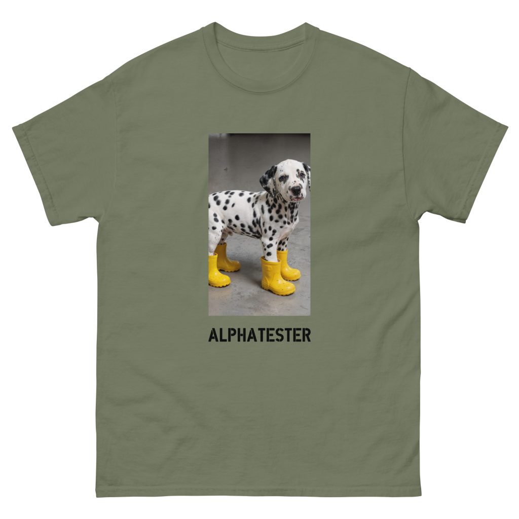ALPHATESTER yellow boots T-Shirt