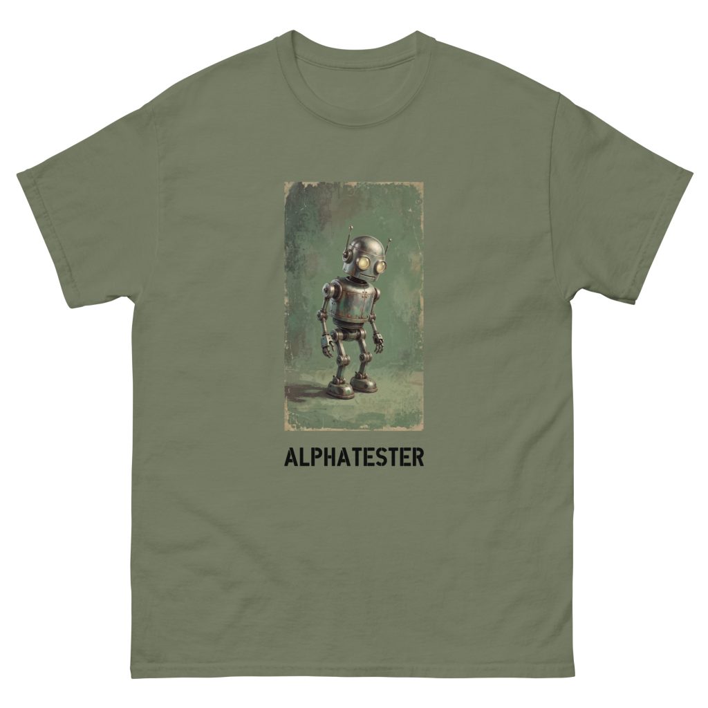 ALPHATESTER jade construct T-Shirt