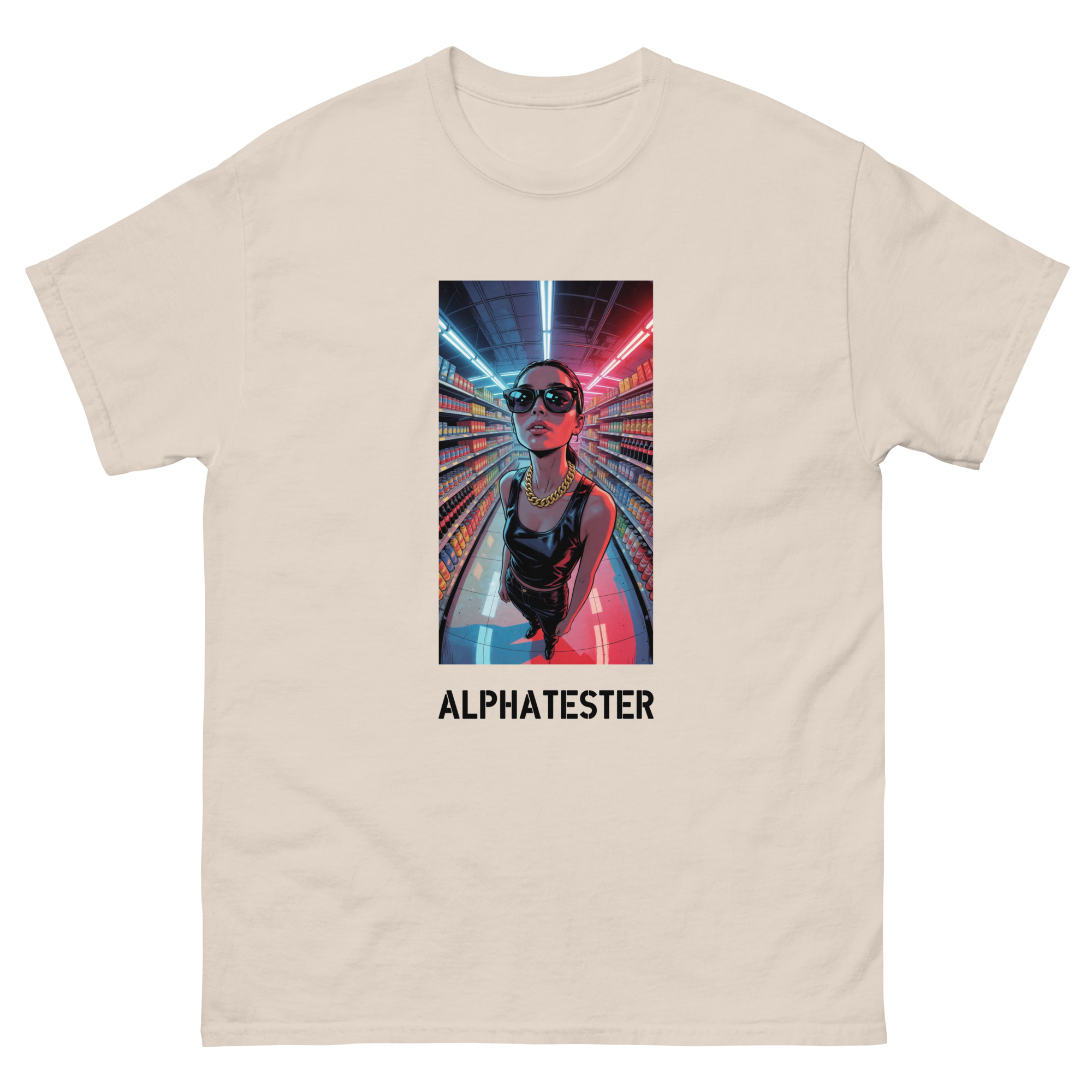ALPHATESTER gold chain T-Shirt – Bild 7
