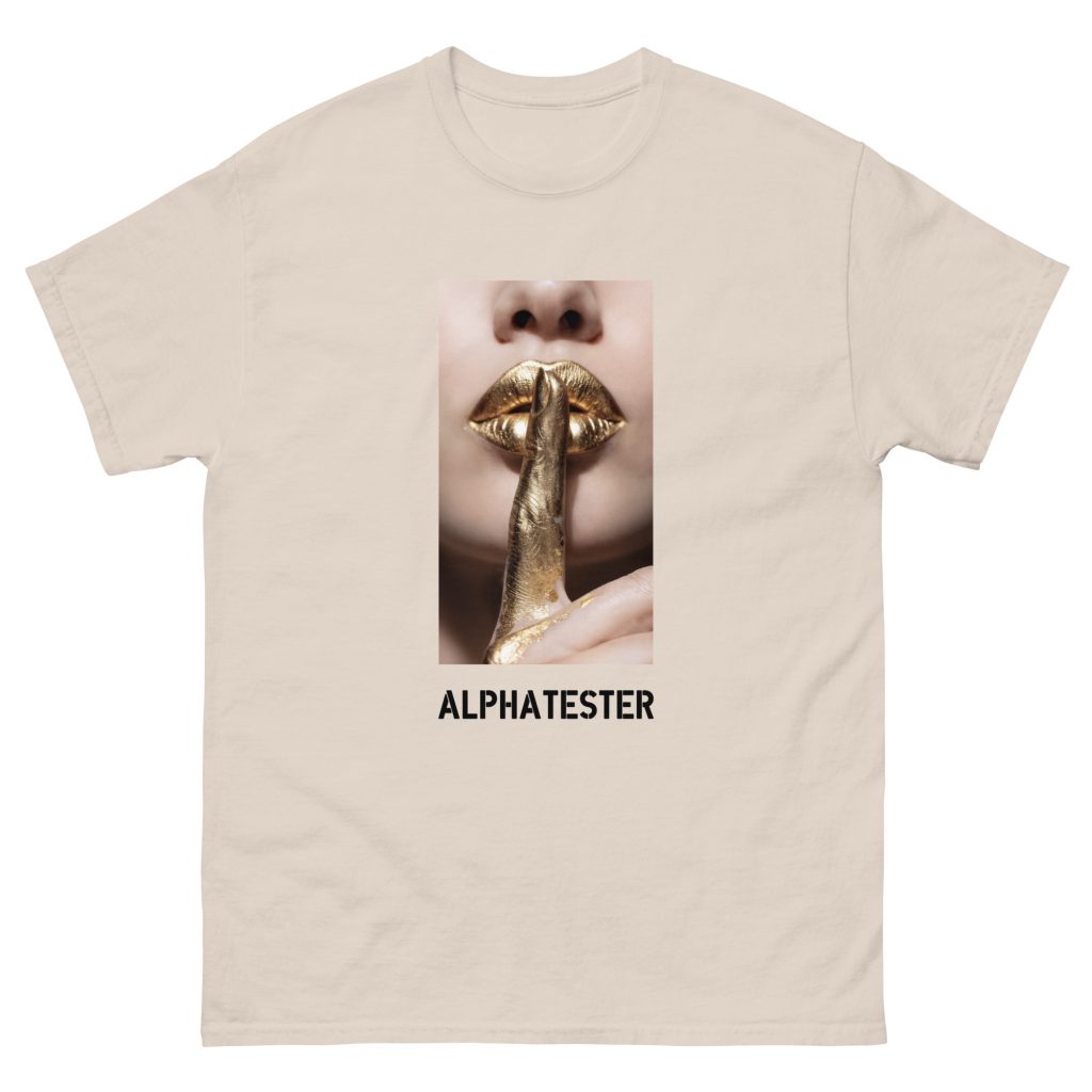 ALPHATESTER silence is golden T-Shirt