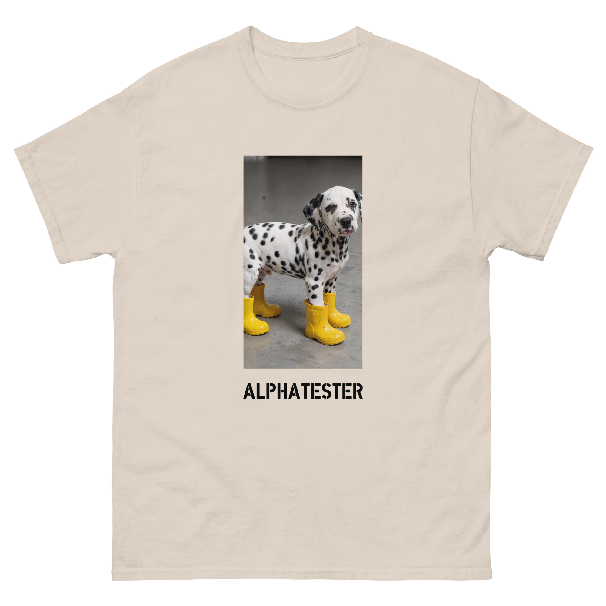 ALPHATESTER yellow boots T-Shirt – Bild 7